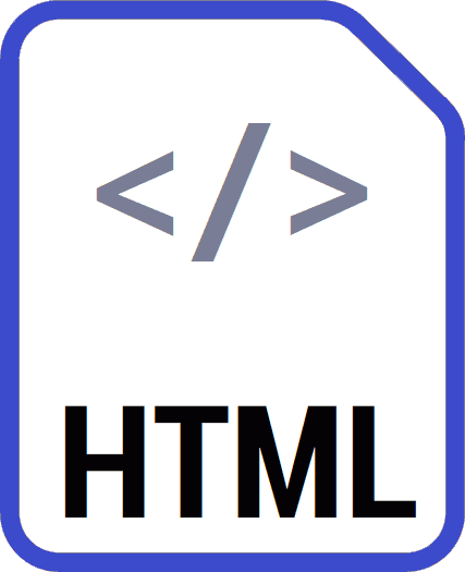 Dateisymbol für HTML-Dateien