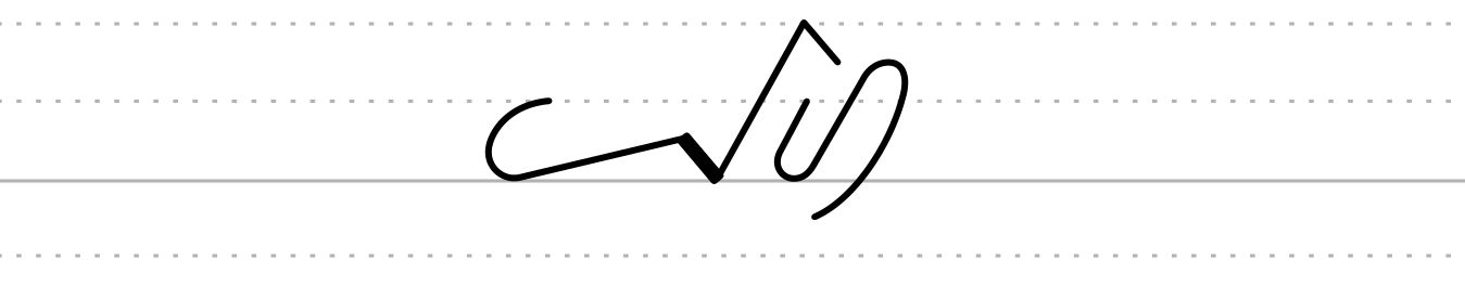 Das Wort Wörterbuch in Steno.