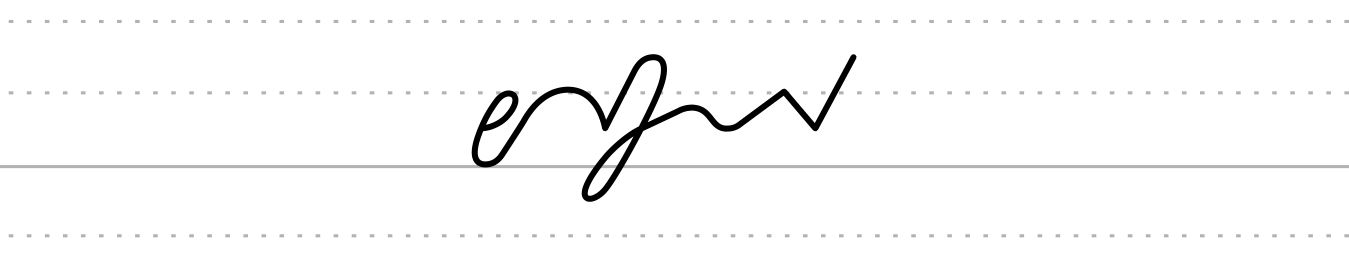 Das Wort Wörterbuch in Steno.